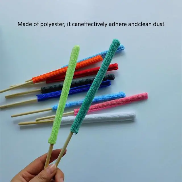 Alt view image 4 of 5 - Microfiber Sticks, 12 Pcs Mini Dusters for Cleaning,Crevice Cleaning Tool, Micro Detail Duster Cloth, Suitable for Cars, Home Ventilation Ducts, Window Tracks.
