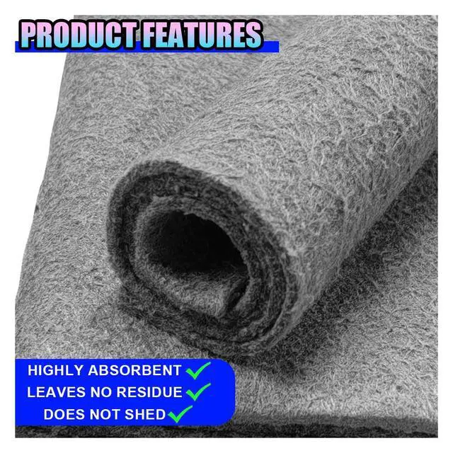 Alt view image 4 of 7 - Thickened Magic Car Cleaning Cloth, Non-Streak & Lint Reusable Automotive Window Cleaning Rag, Strong Water Absorbent Microfiber Vehicle Washing Towel for Mirror, Glass, Kitchen(5PCS)