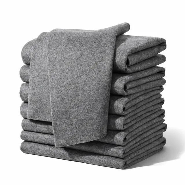Main image of Thickened Magic Cleaning Cloth, 8 Pcs 12 × 12 Inch Microfiber Streak Free Magic Cleaning Cloths for Glass Reuseable Cleaning Cloths for Windows, Mirror, Cars, Stainless Steel (Grey)