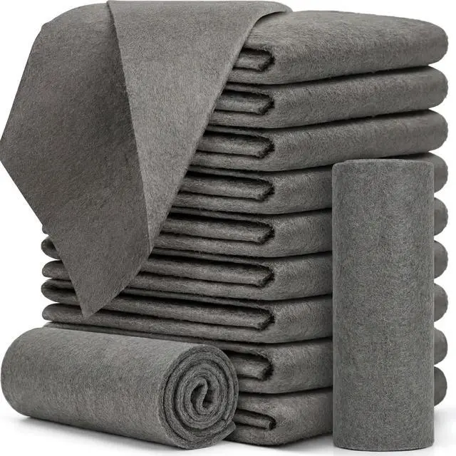 Main image of Garden 12 Pcs Thickened Magic Cleaning Cloth 11.8 x 7.76 Non Scratch Clean Cloths Reusable Magic Cleaning Dishcloth Rags Microfiber Lint Free Cloth for Windows, Mirror, Glass