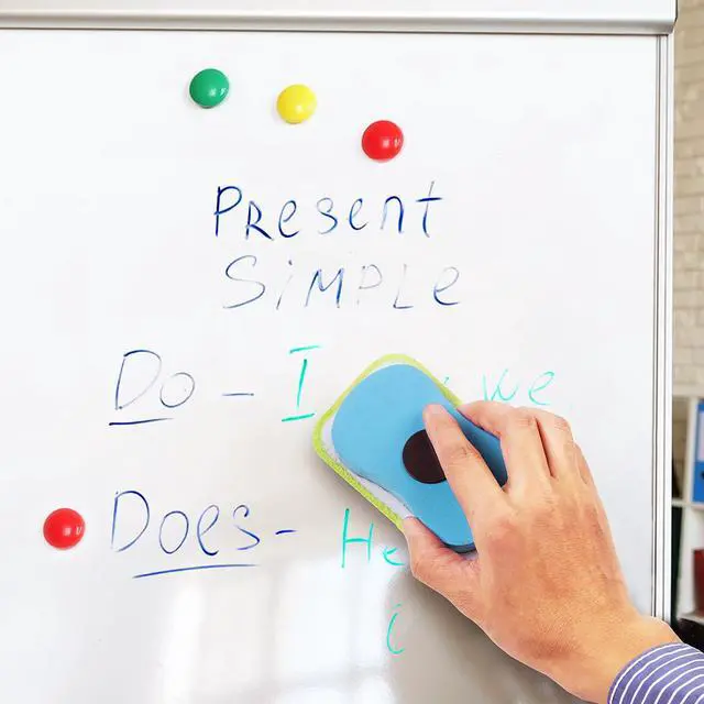 Alt view image 5 of 6 - 1Pc Chalkboard Eraser - Washable Reusable Microfiber Eraser Cleaning Chalk/Markers/Duster Tool in Home Classroom Office Attached 2 Pcs Microfiber Cloth WP0301