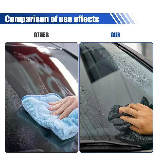 Alt view image 6 of 6 - Microfiber Car Drying Towel, 16" x 16" Ultra Absorbent Cleaning Cloth with Twisted-Loop Design - Microfiber Towel for Car Detailing/Household, Without Streaks or Scratches(3PCS)