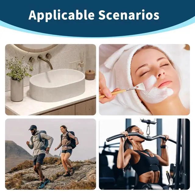 Alt view image 7 of 7 - Individual Wrapped Disposable Face Towel - 50PCS (25 PK) Clean Dry Wipes Lint Free Face Towelettes Facial Washcloths Salon Makeup Cleansing Towels for Travel Camping Facial Make up Removal