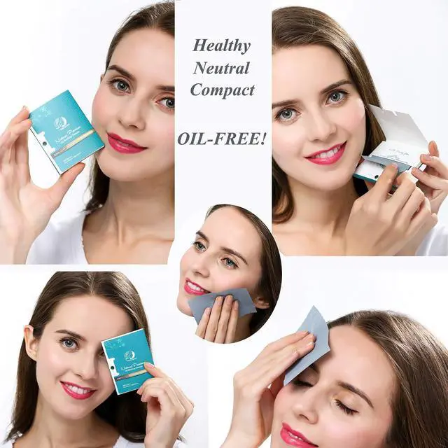 Alt view image 3 of 7 - Natural Face Oil Blotting Paper - Bamboo Charcoal 100 Counts, Easy Dispensing Oil Absorbing Sheets, Premium Handy Facial Blotting Papers - Face Skin Care or Beauty Make Up Must Have