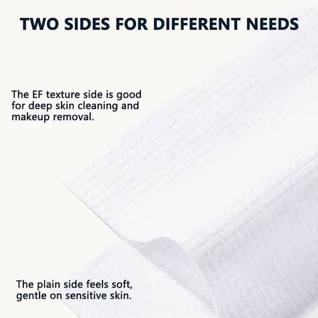 Alt view image 2 of 7 - 6 Pack Travel Size Disposable Face Towel, Face Towelettes Makeup Remover Dry Wipe Facial Towels 7x 7.8