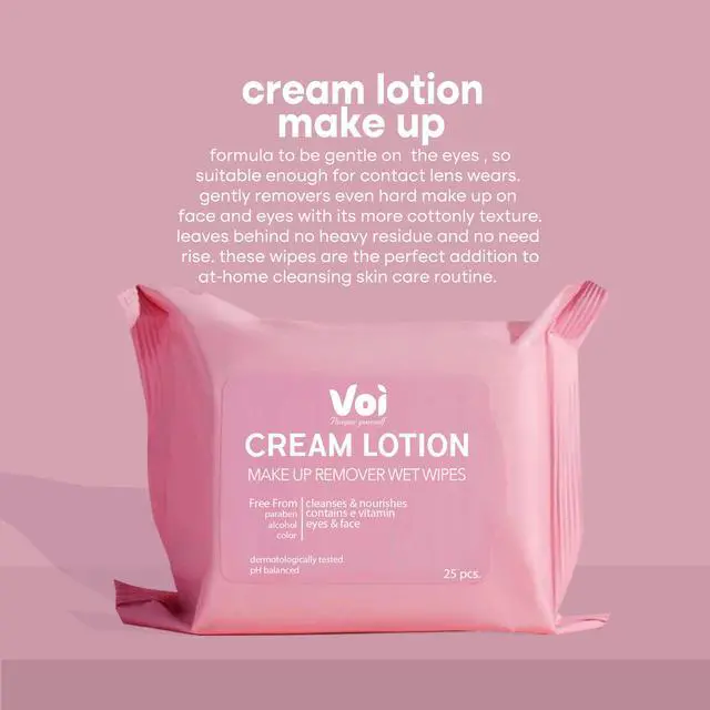 Alt view image 2 of 6 - Wipes - Ultra Soft Tissue - Facial Cleansing Wipes, For non -Alcoholic, Ultra -Soft Tissue - Harvest skin - Cotton texture, 25 pcs