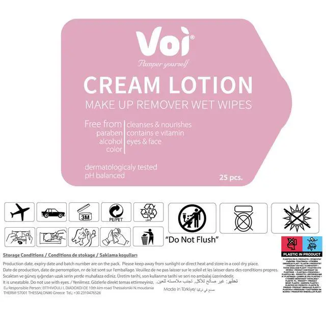 Alt view image 5 of 6 - Wipes - Ultra Soft Tissue - Facial Cleansing Wipes, For non -Alcoholic, Ultra -Soft Tissue - Harvest skin - Cotton texture, 25 pcs