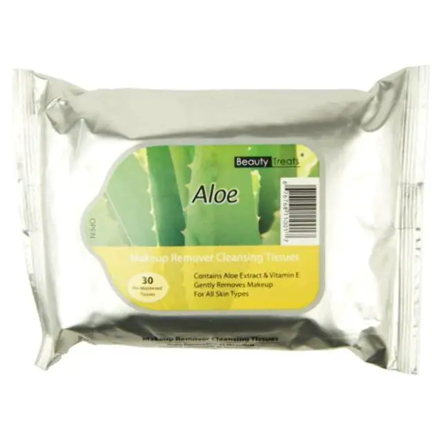 Alt view image 2 of 2 - Treats Makeup Remover Cleansing Tissues