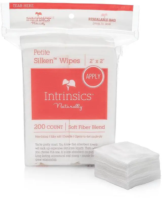Main image of 2x2 Esthetic Wipes (200 Count) | 4-Ply Premium Lint-Free Facial Wipes & Cotton Pads for Face | Low-Absorbency Face Pads for Toner & Makeup Removal