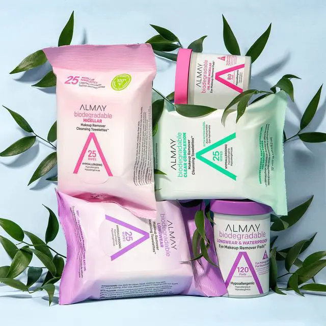 Alt view image 5 of 7 - Micellar Makeup Remover Cleansing Towelettes, Hypoallergenic, Fragrance-Free, 25 count (Packaging may vary)
