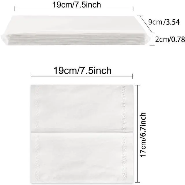 Alt view image 2 of 7 - Car Tissue Refills, Auto Travel Tissue Packs, Facial Napkin Refills for Car Visor Tissue Holder - 3-Ply 36 Sheets/Pack - 4Packs