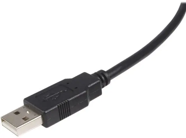 Alt view image 2 of 2 - 3 ft USB 2.0 Certified A to B Cable - M/M (USB2HAB3), Black