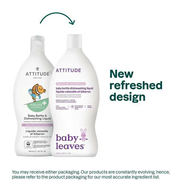 Alt view image 2 of 7 - Baby Bottle & Dish Soap, EWG Verified Bottle Cleaner, Dye Free, Removes Milk Residue & Grease, Vegan, Sweet Lullaby, 23.7 Fl Oz