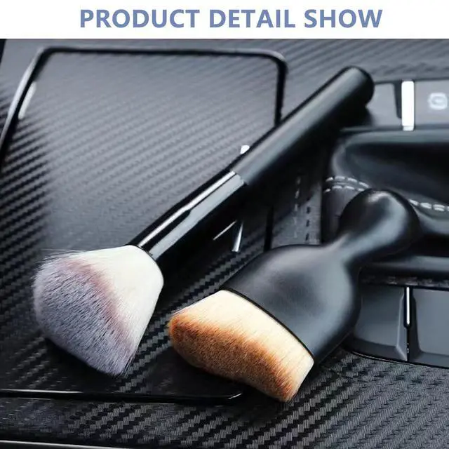 Alt view image 2 of 7 - 3 Pack Exquisite Microfiber Duster Brushes, Feather Duster,Car Interior Cleaning Brush - Cleaning Tool Efficient Dust Removal for Car Interior, Computers, Keyboards, Photo Frames, Digital Devices