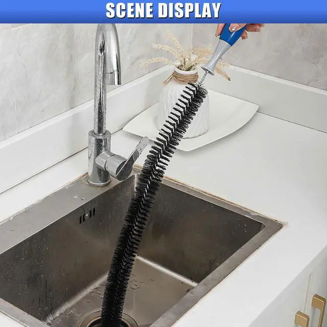 Alt view image 5 of 6 - Long Handle Car Engine Cleaning Brush, Hard Bristle Automotive Wash Brushes, Flexible Bendable Vehicle Detailing Brush for Car Radiator Dryer Vent, Engine Oil Residue (1PC)