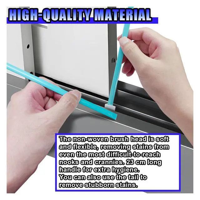 Alt view image 4 of 6 - Cleaning Swab Sticks, Small Cleaning Sponge Tip for Tight Spaces, Disposable Crevice Cleaning Brush Kit, Universal Automotive Detailing Tools Accessories for SUV, Sedan, Truck (50PCS)