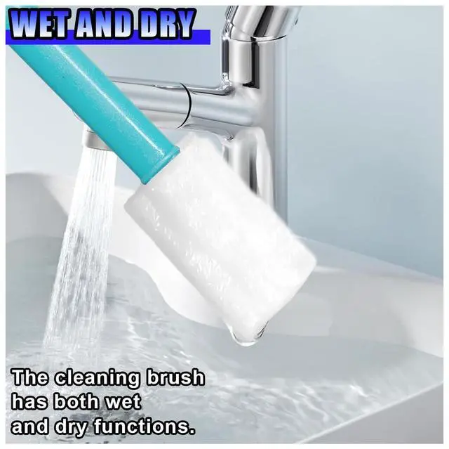 Alt view image 6 of 6 - Cleaning Swab Sticks, Small Cleaning Sponge Tip for Tight Spaces, Disposable Crevice Cleaning Brush Kit, Universal Automotive Detailing Tools Accessories for SUV, Sedan, Truck (50PCS)