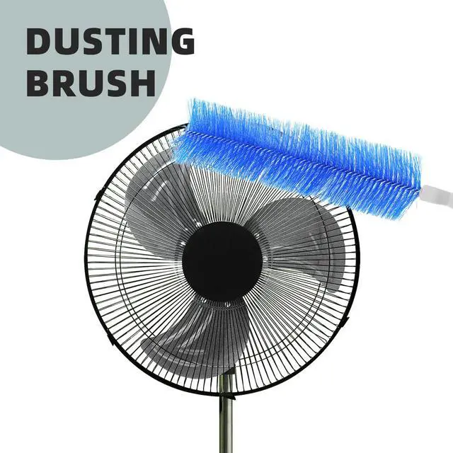 Alt view image 2 of 7 - Fan Cleaning Brush, CN1ST 2PCS Brush Reusable Removes Dirt from Fans, Air Conditioning, Home, Car Vents Curtain