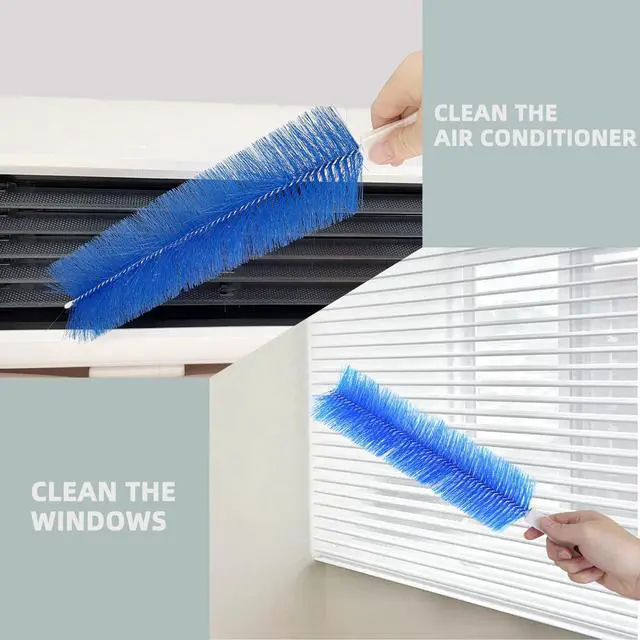 Alt view image 4 of 7 - Fan Cleaning Brush, CN1ST 2PCS Brush Reusable Removes Dirt from Fans, Air Conditioning, Home, Car Vents Curtain
