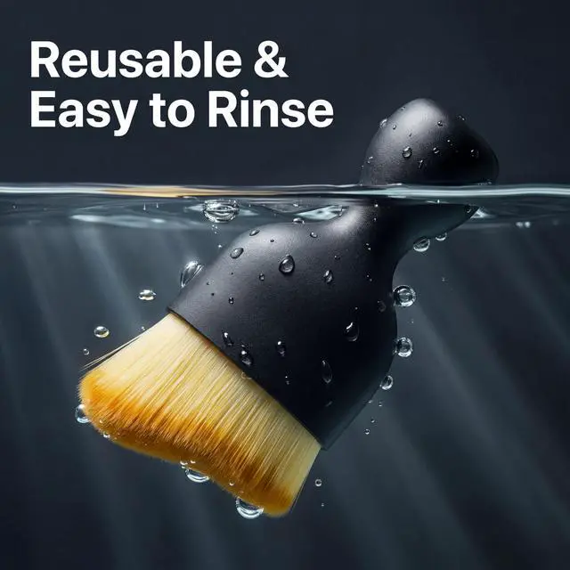Alt view image 6 of 7 - 2 PCS Car Interior Detailing Brush, Soft Bristle Car Cleaning Brush for Dashboard, Scratch-Free Car Duster Brush for Auto,Truck,SUV,RV (Black & Yellow)