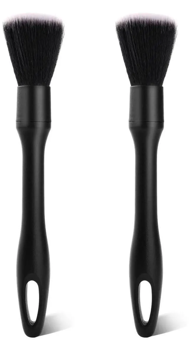 Main image of 2PCS Car Detailing Brush Set, Ultra Soft Bristle Auto Interior Cleaning Brushes, Scratch-Free Dashboard Duster Kit for Vents, Leather, Screen, Console and Household Cleaning