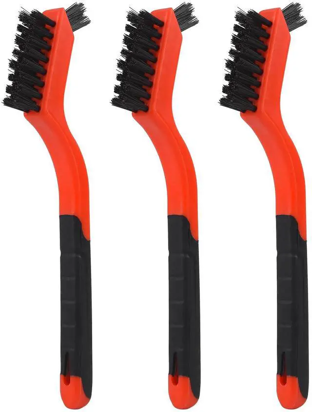 Main image of Nylon Cleaning Brushes with Ergonomic Handle for Tight Spaces, Auto Detailing Brush Set for Cleaning Dust in Holes(3 Pack)