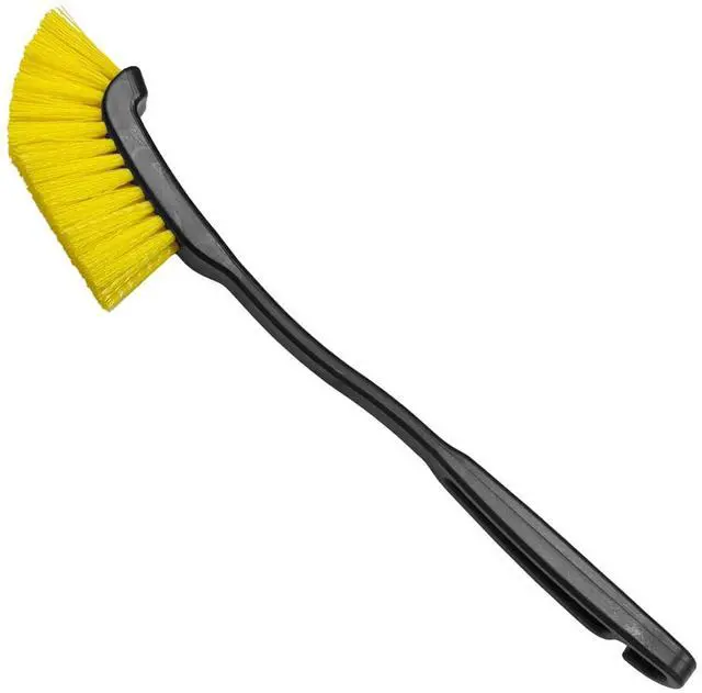 Main image of Car Wheel Cleaning Brush, Hard Bristle Automotive Tire Detailing Brushes, Multifunctional Vehicle Crevice Scrub Brush, 12'' Car Interior Washing Tool for Home (1PC)