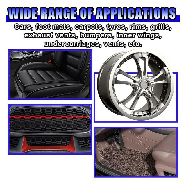 Alt view image 6 of 6 - Car Wheel Cleaning Brush, Hard Bristle Automotive Tire Detailing Brushes, Multifunctional Vehicle Crevice Scrub Brush, 12'' Car Interior Washing Tool for Home (1PC)