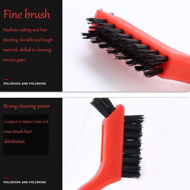 Alt view image 4 of 7 - 3pcs Nylon Cleaning Brushes Small Wire Brush Set for Cleaning Rust Removal in Holes