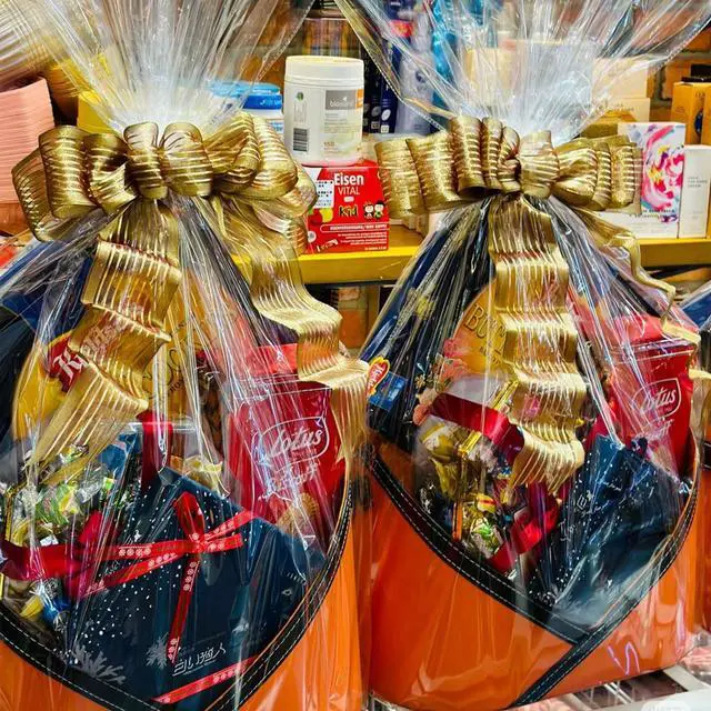 Alt view image 7 of 7 - Cellophane Wrap for Gift Baskets 10 PCS 18x30 Inches Large Clear Cello Gift Bags with Ties Plastic for Gift Giving, Packaging Products