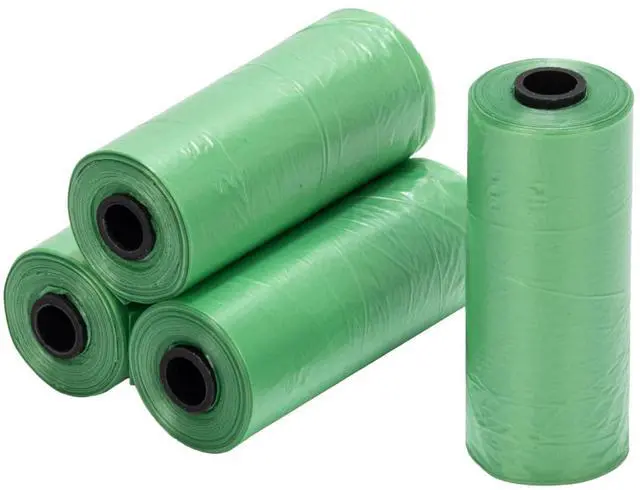 Main image of 0.8 Gallons Disposable Trash Bags for Mini Car Trash Can, Portable Small Car Garbage Bags, Cars Accessories, Mini Trash Bags, Plastic Trash Bag for Cars/Home/Office (4 Rolls/60 Counts) Green