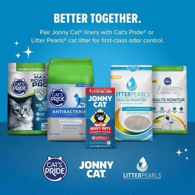 Alt view image 7 of 7 - Litter Box Liners: Heavy Duty - Tear & Leak Resistant - Drawstring Close - Jumbo, 5 Count