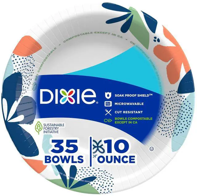 Main image of Disposable Paper Bowls 10oz, 35 CT
