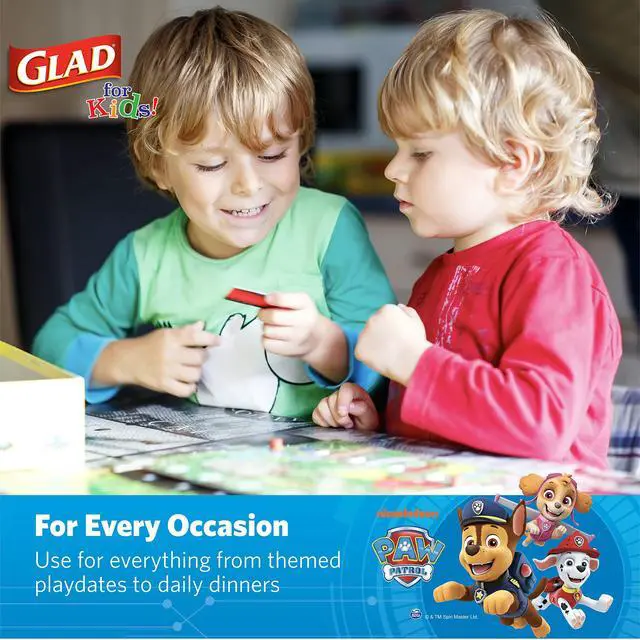 Alt view image 5 of 6 - Resistant Kids Plates, Microwave Safe for Meals and Snacks, Party and Everyday Use, Emojis Design, 7 Inch, 20 Count