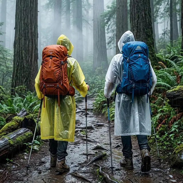 Alt view image 6 of 7 - 4-Pack Disposable Rain Ponchos for Adults - Long Emergency Poncho Rain Poncho for Camping Hiking Travelling, Waterproof Hooded Raincoat for Women & Men, Home Survival Kits