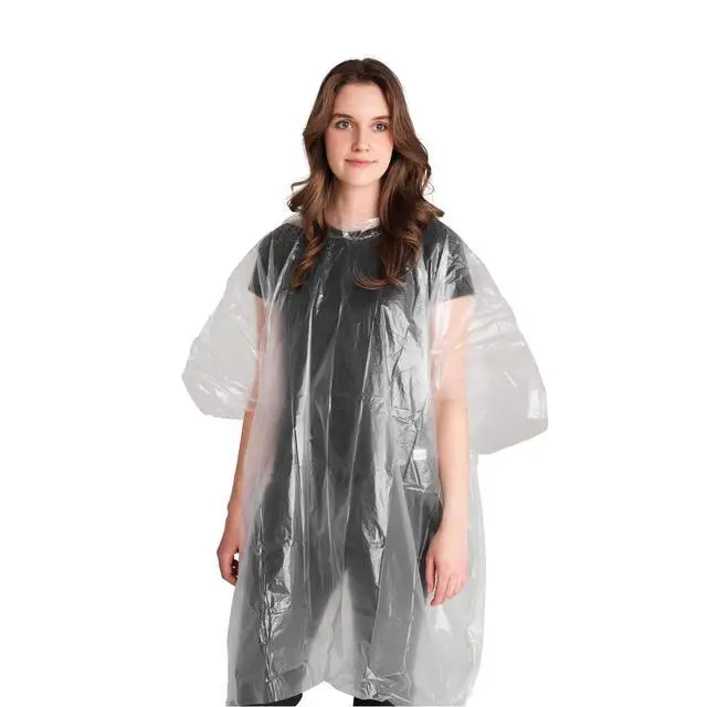 Alt view image 2 of 2 - Emergency Poncho - Lightweight, Waterproof, Compact, Disposable Rain Gear with Hood, Ideal for Outdoor Adventures, Camping, Hiking, Festivals, and Survival Kit Use (One Size Fits All)