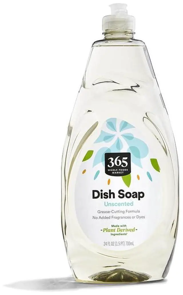 Main image of Unscented Dish Soap, Plant-Derived Ingredients, 24 Fl Oz