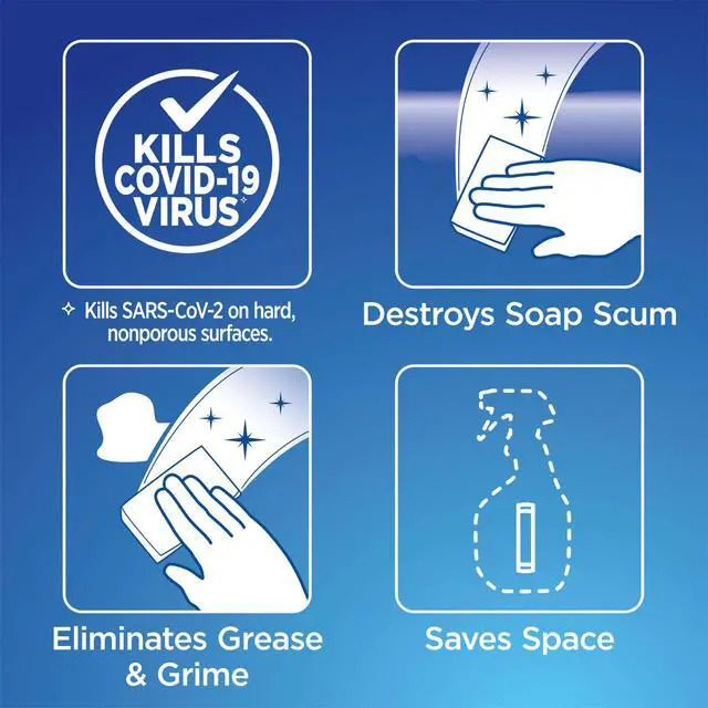 Alt view image 4 of 6 - Disinfecting Bathroom Foamer Refills for Clorox Bathroom Foamer Cleaning System, Household Essentials, 2 Count