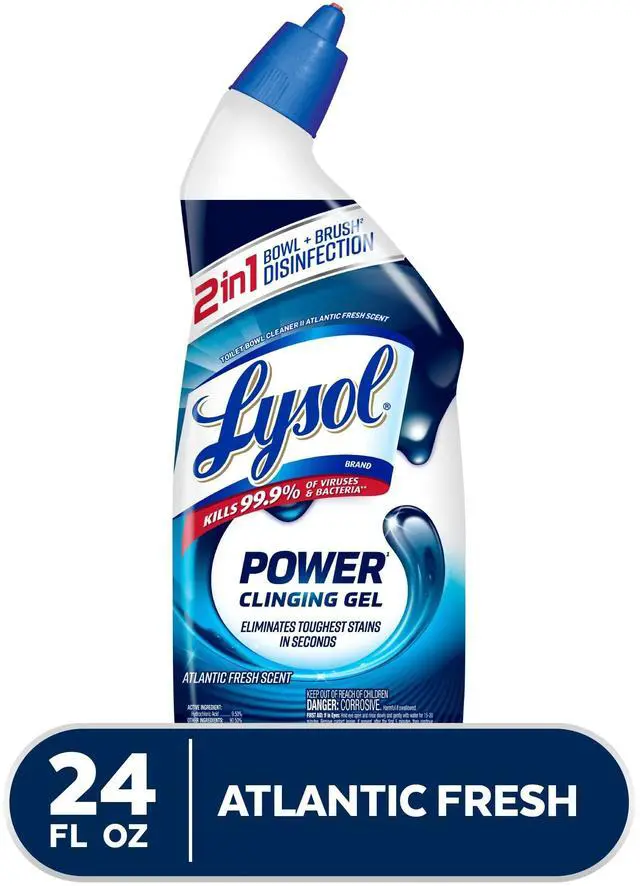 Main image of Power Toilet Bowl Cleaner Gel, For Cleaning and Disinfecting, Stain Removal, 24oz