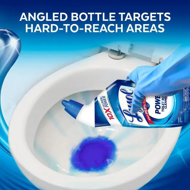 Alt view image 4 of 5 - Power Toilet Bowl Cleaner Gel, For Cleaning and Disinfecting, Stain Removal, 24oz