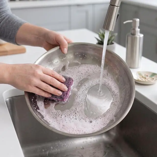 Alt view image 3 of 5 - 20 Pack Steel Wool Soap Pads, Pre-Soaped Metal Scouring Pads for Easy Cleaning of Dishes, Pans, Ovens and Pots