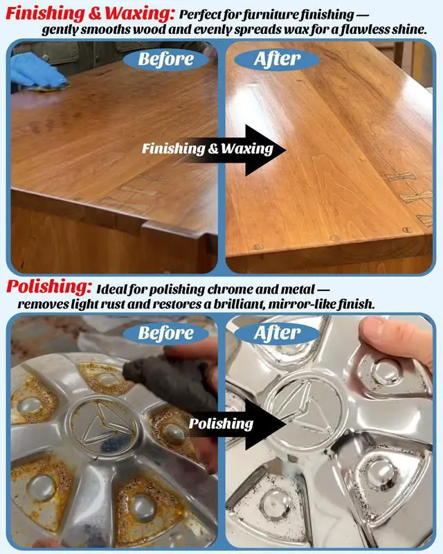 Alt view image 3 of 7 - Steel Wool Pads 0000 for Glass - 15 Pcs Extra Fine SteelWool for Cleaning & Polishing - Steel Wool Mice Control