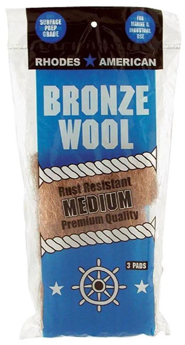 Main image of Medium Grade Bronze Wool, 3 pad