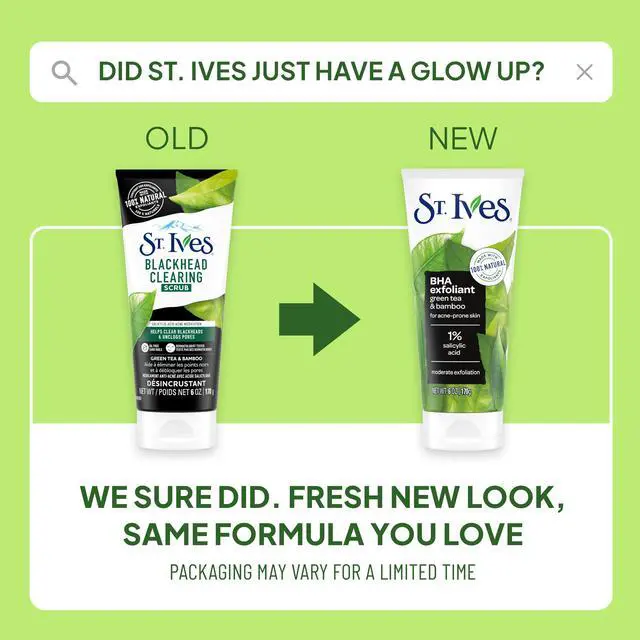 Alt view image 2 of 7 - Blackhead Clearing Face Scrub, Clears Blackheads & Unclogs Pores, Green Tea & Bamboo, Salicylic Acid Acne Treatment Facial Scrub, Moderate Exfoliator Skin Care with Natural Exfoliants 6 oz