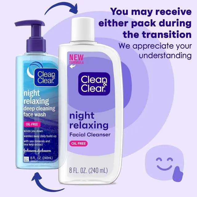 Alt view image 2 of 7 - Clear Night Relaxing Deep Cleaning Face Wash, 8 Fluid Ounce (Packaging May Vary)