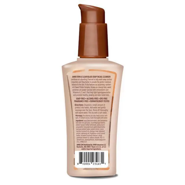 Alt view image 7 of 7 - Clear Purifying Charcoal Black Soap Facial Cleanser With Nutrient Rich Sweet Potato Complex | Helps Even Skin Tone | 3.5 Ounce