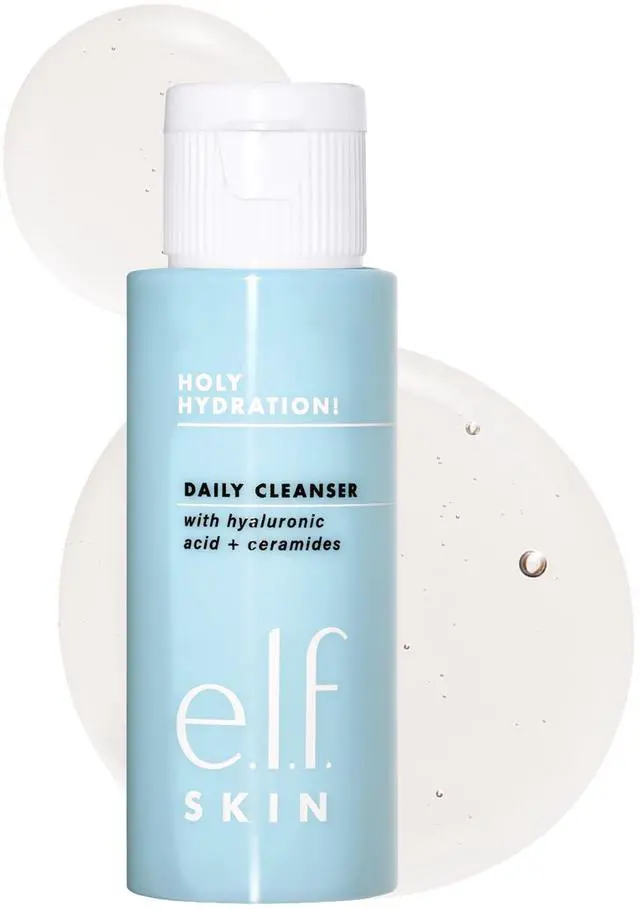 Main image of Holy Hydration! Daily Cleanser Mini, Face Cleanser For Washing Away Excess Oil, Impurities & Makeup, Made With Hyaluronic Acid, Vegan & Cruelty-Free