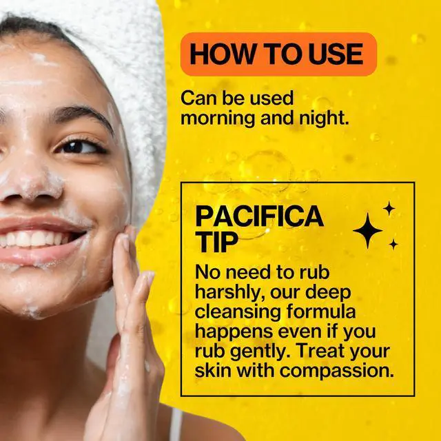 Alt view image 6 of 7 - Mini Glow Baby Brightening Facial Cleanser 1.4 oz Vitamin C & Glycolic Acid (AHA) Face Wash Daily Cleanser for Anti-Aging Exfoliating for Smooth, Even Glowing Skin Vegan Clean Beauty