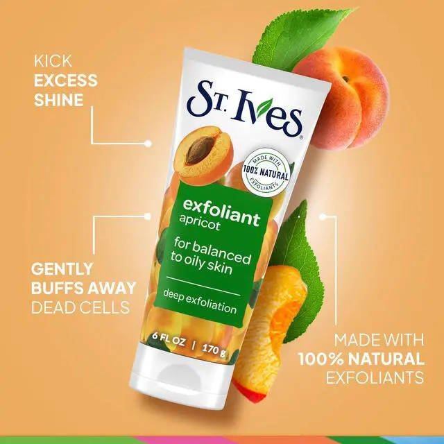Alt view image 3 of 7 - Fresh Skin Apricot Face Scrub, Deep Exfoliator Skin Care for Clean, Glowing Skin, Oil-free Facial Scrub Made with 100% Natural Exfoliants, 6 oz