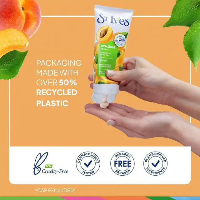 Alt view image 5 of 7 - Fresh Skin Apricot Face Scrub, Deep Exfoliator Skin Care for Clean, Glowing Skin, Oil-free Facial Scrub Made with 100% Natural Exfoliants, 6 oz